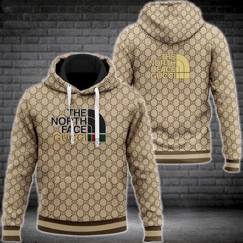 gucci the north face doudoune prix|gucci north face hoodie brown.